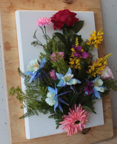 Bont bloemstuk 30x40 - Afbeelding 2
