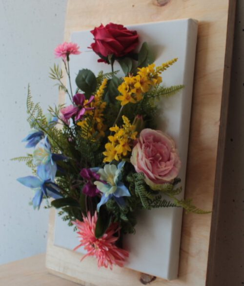 Bont bloemstuk 30x40 - Afbeelding 3