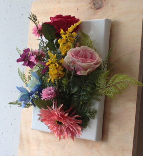 Bont bloemstuk 24x30 - Afbeelding 2