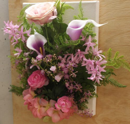 Schilderdoek roze/paars - Afbeelding 2